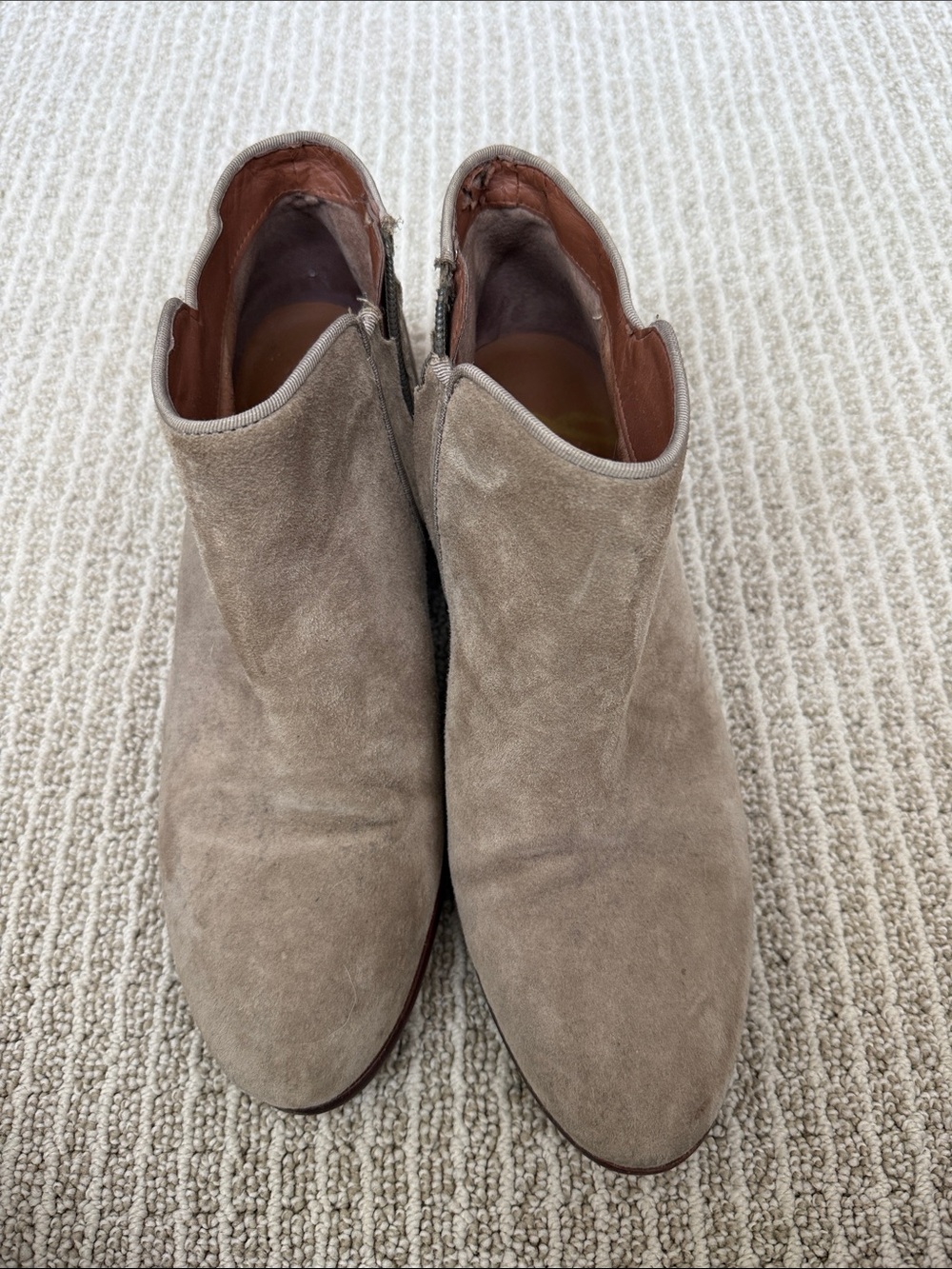 Same Edelman Ankle Bootie in Taupe